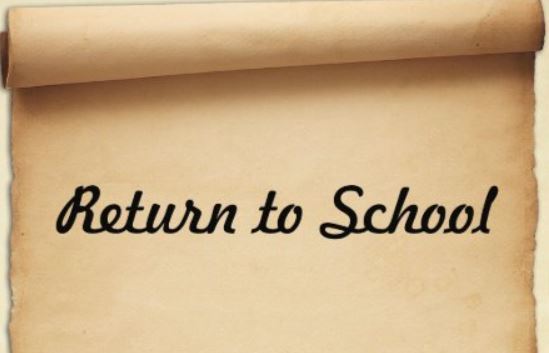 Return to School on a Scroll