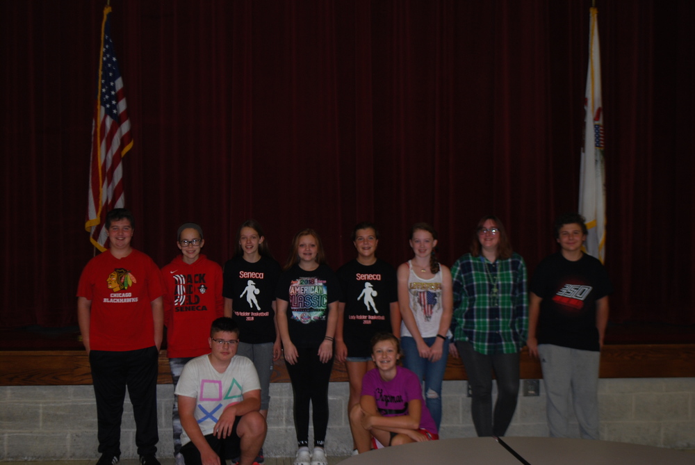 ILMEA Auditionees Standing: Sean Rentaukas, Lexi Sprinkel, Jolena Odum, Alexis Crask, Taylor Mino, Ashlin Jackson, Caroline Paulson, Bruce Smolucha Kneeling: Trevor Otey, Vivian Chapman