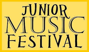 sign  saying junior music festival