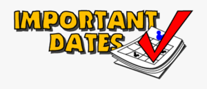 Important Dates