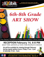 6-8th Grade Artwork at Gallery
