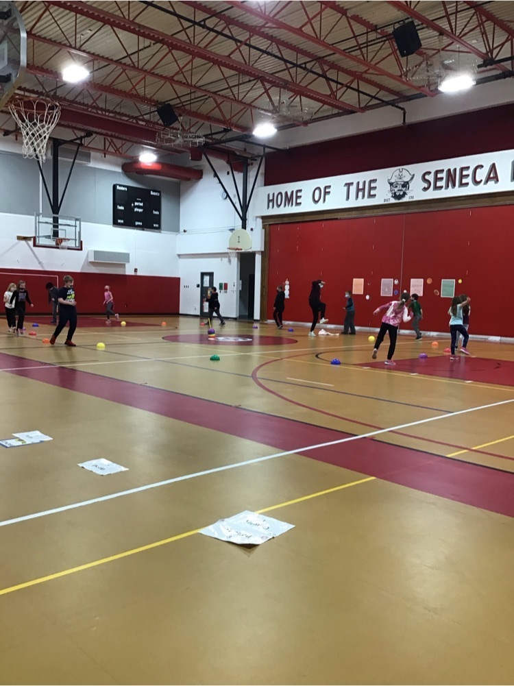 The 3rd-6th grade P.E. student teacher, Mr. Alley, has been working with students this week on different movements and how to pace themselves during those movements.