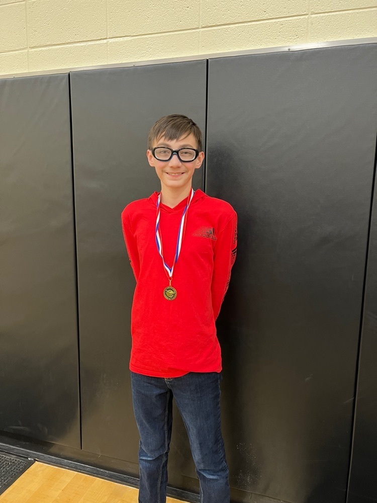 Ayden M. - tied for 2nd place 6th grader